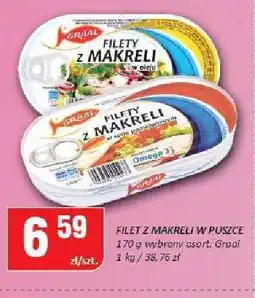 Chorten Filet z makreli w puszce Graal oferta