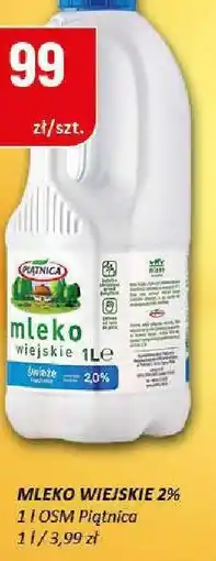 Chorten Mleko wiejskie 2% OSM Piątnica oferta
