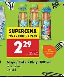 Biedronka Napój Kubuś oferta