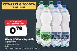 Netto Woda źródlana Krystalia oferta