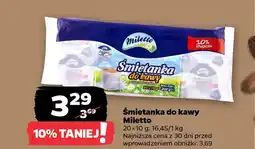 Netto Śmietanka do kawy Miletto oferta