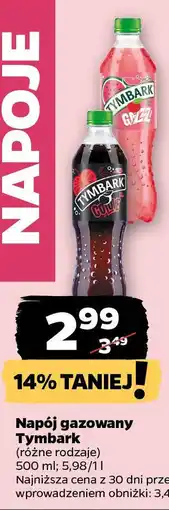 Netto Napój gazowany Tymbark oferta