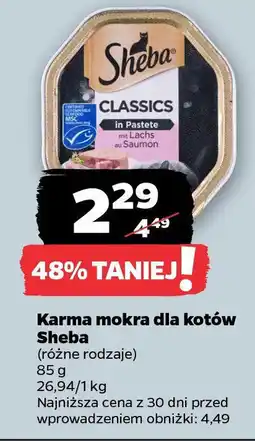 Netto Karma mokra dla kotów Sheba oferta