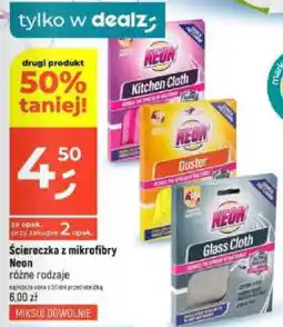 Dealz Ściereczka z mikrofibry Neon oferta