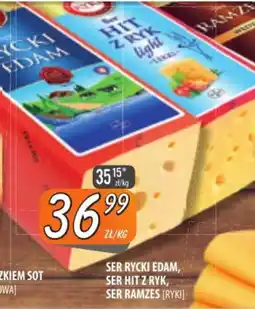 Społem Szczecin Ser rycki edam, ser hit z ryk, ser ramzes ryki oferta