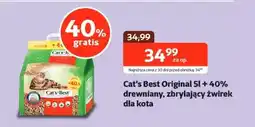 Kakadu Cat's best original +40% drewniany, zbrylający żwirek dla kota oferta