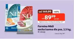 Kakadu Farmina n&d sucha karma dla psa oferta
