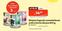 Kakadu Wiejska zagroda monobiałkowa mokra karma dla psa oferta