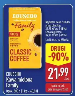ALDI Kawa mielona Family EDUSCHO oferta