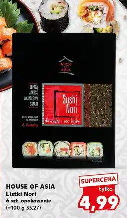 Kaufland Sushi HOUSE OF ASIA Liski Nori oferta