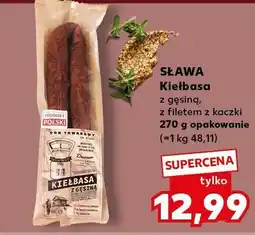 Kaufland Kiełbasa Sława z gęsiną z filetem z kaczki oferta