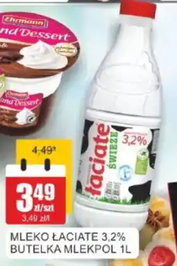 Bingo Mleko łaciate 3,2% butelka mlekpol oferta