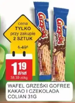Bingo Wafel grześki gofree kakao i czekolada colian oferta