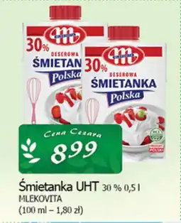 Cezar Delikatesy Śmietanka uht 30 % mlekovita oferta