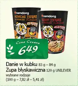 Cezar Delikatesy Danie w kubku / zupa błyskawiczna unilever oferta