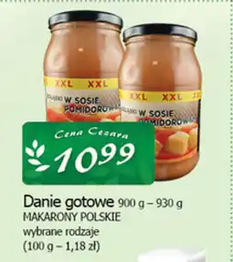 Cezar Delikatesy Danie gotowe makarony polskie oferta