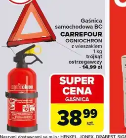 Carrefour Carrefour Gaśnica samochodowa BC oferta