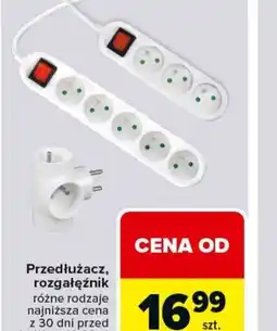 Carrefour Przedłużacz, rozgałęźnik oferta