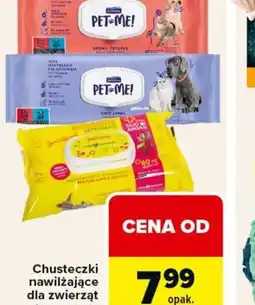 Carrefour Chusteczki nawilżające dla zwierząt oferta