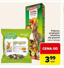 Carrefour Pokarm, przekąski, witaminy dla gryzoni oferta