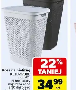 Carrefour Kosz na bieliznę Keter Pure oferta