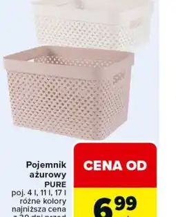 Carrefour Pojemnik ażurowy Pure oferta