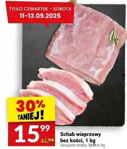 Twój Market Schab wieprzowy bez kości, 1 kg Twój Market oferta