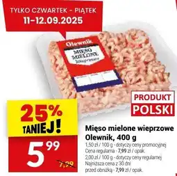 Twój Market Mięso mielone wieprzowe Olewnik, 400 g oferta