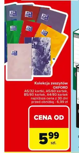 Carrefour Kolekcja zeszytów Oxford oferta