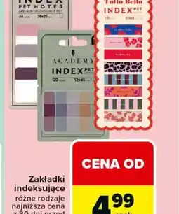 Carrefour Zakładki indeksujące oferta