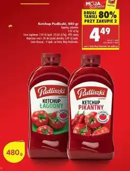 Biedronka Ketchup Pudliszki, 480 g oferta