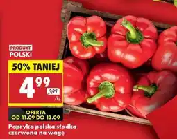 Biedronka Papryka polska słodka czerwona na wagę oferta