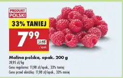 Biedronka Malina polska, opak. 200 g oferta