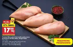 Biedronka Świeży filet z piersi kurczaka pakowany próżniowo Kraina Mięs , Mega Paka oferta