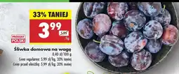 Biedronka Sliwka domowa na wage oferta