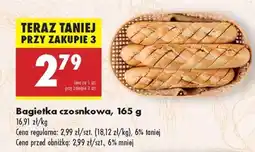 Biedronka Bagietka czosnkowa 165 g oferta