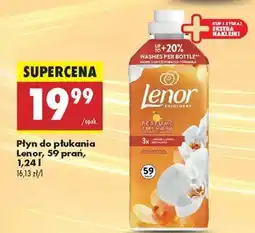 Biedronka Płyn do płukania Lenor, 59 prań, 1,24 l oferta