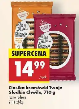 Biedronka Ciastka kremówki Twoje słodkie Chwile , 710 g oferta