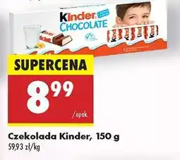 Biedronka Czekolada Kinder, 150 g oferta
