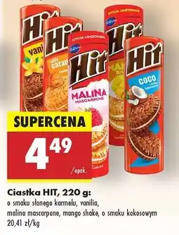Biedronka Ciastka Hit, 220 g oferta