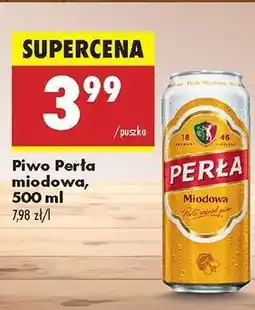 Biedronka Piwo Perła Miodowa 500 ml oferta