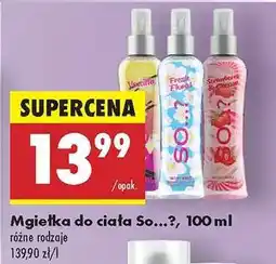Biedronka Mgiełka do ciała So...?, 100 ml oferta