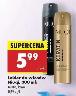 Biedronka Lakier do włosów Niuqi, 300 ml oferta