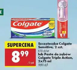 Biedronka Szczoteczka Colgate Sensitive, 2 szt oferta