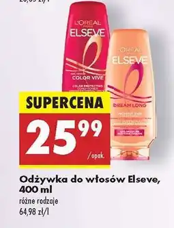 Biedronka Odżywka do włosów Elseve, 400 ml oferta