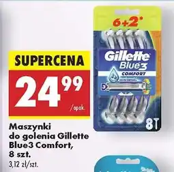 Biedronka Maszynki do golenia Gillette Blue3 Comfort , 8 szt oferta