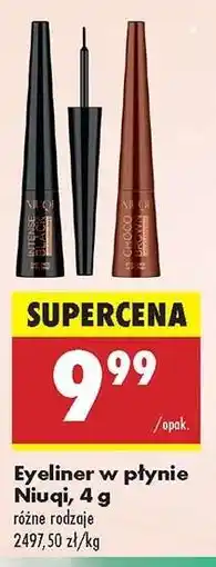 Biedronka Eyeliner w płynie Niuqi, 4 g oferta