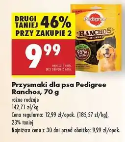 Biedronka Przysmaki dla psa Pedigree Ranchos, 70 g oferta