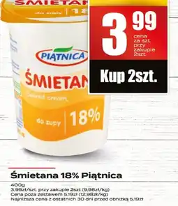 Supeco Śmietana 18% Piątnica oferta