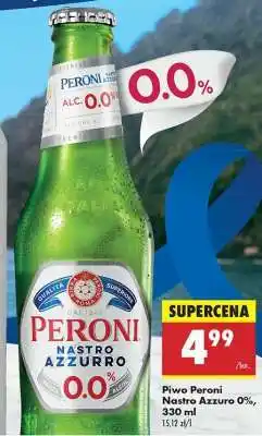 Biedronka Piwo Peroni Nastro Azzurro 0%, 330 ml oferta